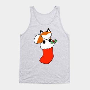 Christmas Stocking Fox Tank Top